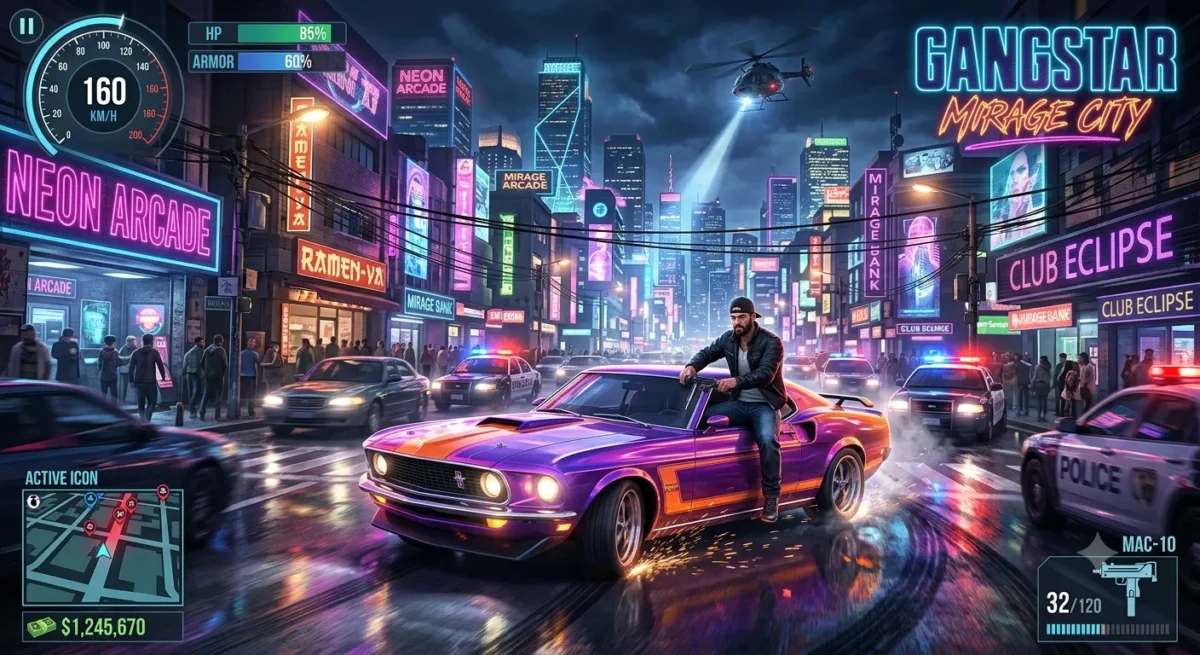 Gangstar Mirage City Buka Pra-Registrasi Android dan iPhone
(Foto: AI)