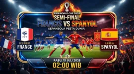 Prancis vs Spanyol Cek Head to Head Semifinal Piala Dunia 2026(Foto: AI)