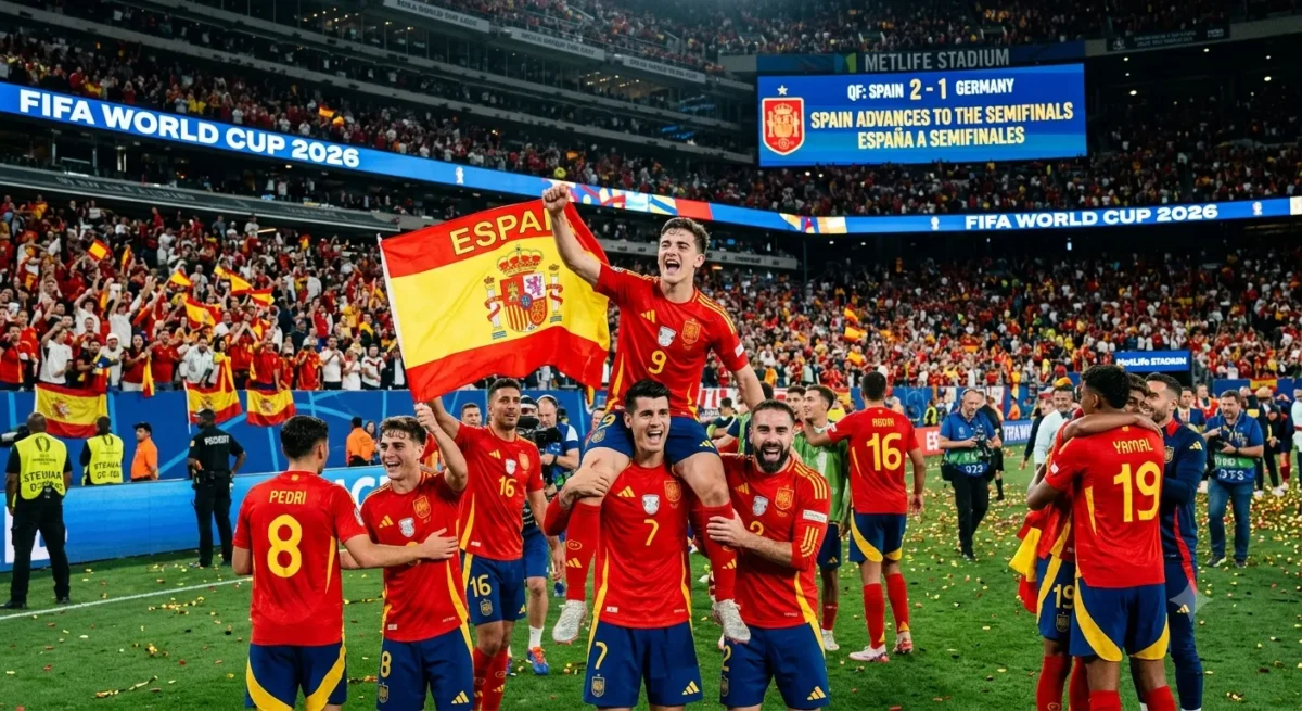 Hasil Spanyol vs Belgia 2-1, Spanyol Melaju Ke SemiFinal Piala Dunia 2026
(Foto: AI)