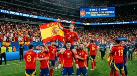 Hasil Spanyol vs Belgia 2-1, Spanyol Melaju Ke SemiFinal Piala Dunia 2026
(Foto: AI)
