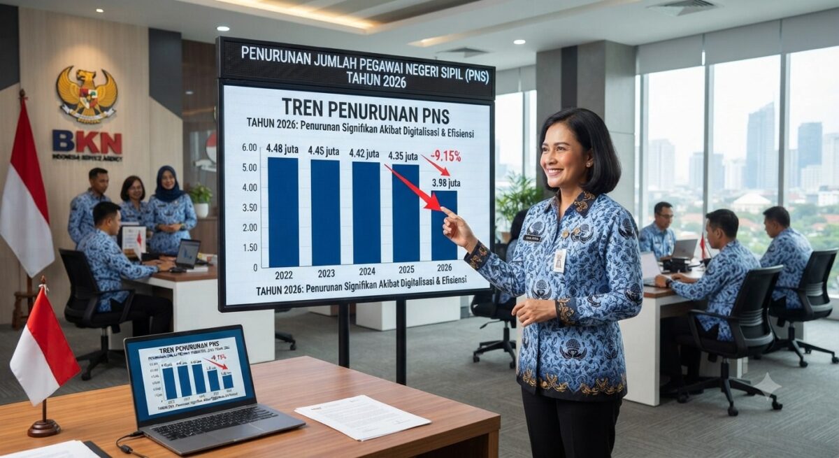 BKN Minta Pemerintah Tambah Jumlah PNS
(Foto: AI)