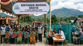 PT Kerinci Merangin Hidro Gelar Sunatan Massal Gratis di Kerinci(Foto: AI)