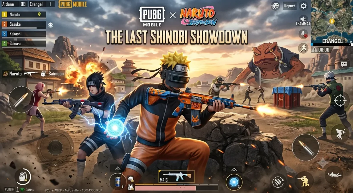 PUBG Mobile x Naruto Shippuden Rilis 9 Juli 2026
(Foto: AI)