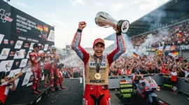 Marc Marquez Juara MotoGP Jerman 2026, Pecahkan Rekor Kemenangan Sachsenring
(Foto: AI)