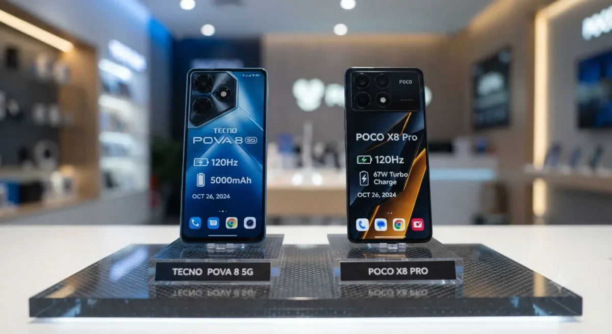 Tecno Pova 8 5G atau Poco X8 Pro? Selisih Rp200 Ribu, Mana yang Paling Worth It?
(Foto: AI)