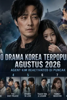 Agent Kim Reactivated Teratas, Ini Daftar 10 Drama Korea Terpopuler Agustus 2026