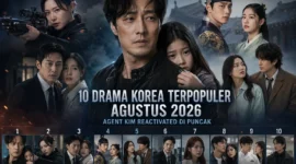 Agent Kim Reactivated Teratas, Ini Daftar 10 Drama Korea Terpopuler Agustus 2026
(Foto: Instagram
/@netflixkr/celebrity.okezone/AI)