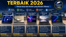 Cari Laptop Ringan untuk Kuliah dan Kerja? Ini 5 Pilihan Terbaik 2026
(Foto: Rifki Afifan Pridiasto/detik/AI)