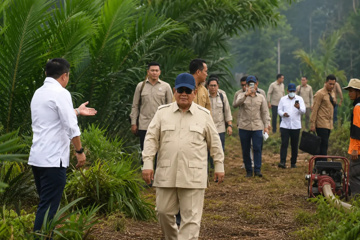 Karhutla Kalimantan Membara, Prabowo Yakin Api Segera Dikendalikan
(Foto: YouTube Sekretariat Presiden RI/kaltim.tribunnews/AI)