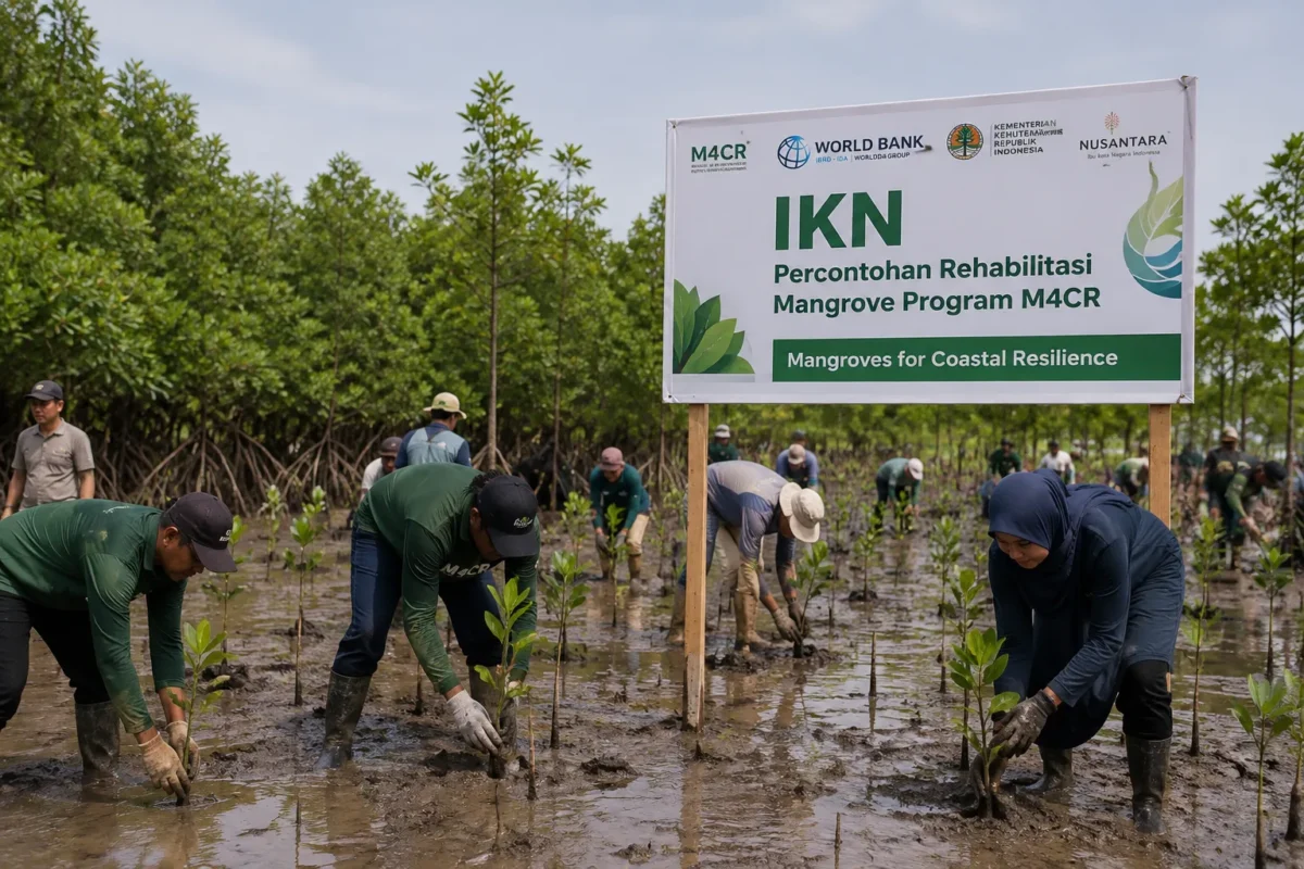 Bukan Sekadar Tanam Mangrove, IKN Siap Jadi Model Pemulihan Pesisir Indonesia
(Foto: Dok. BerandaPost.
/emitennews)