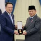 "Tentara Kami Mengagumi Anda", PM Thailand Anugerahkan Medali Kehormatan kepada Prabowo
(Foto: tangkapan layar YouTube Sekretariat Presiden
/rri/AI)